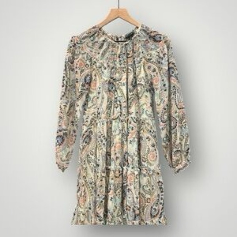 Paisley Print Women's Dress